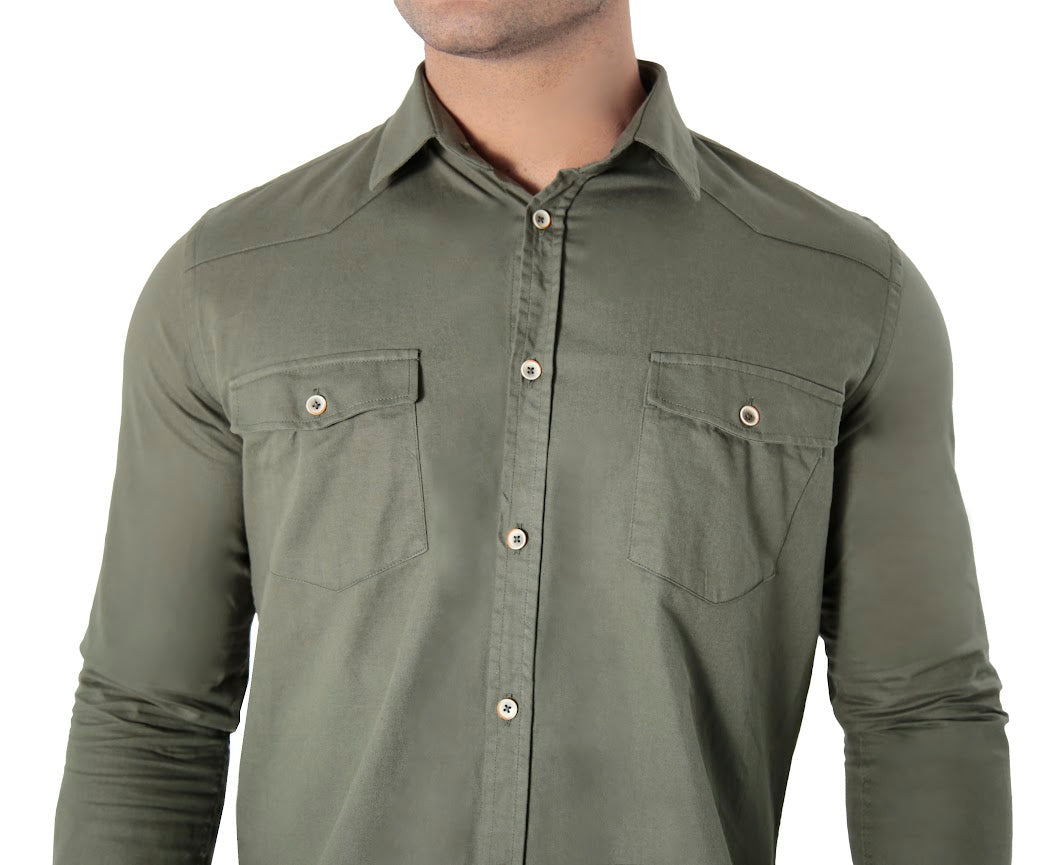 Camisa Manga Longa - Slim Fit Sarja