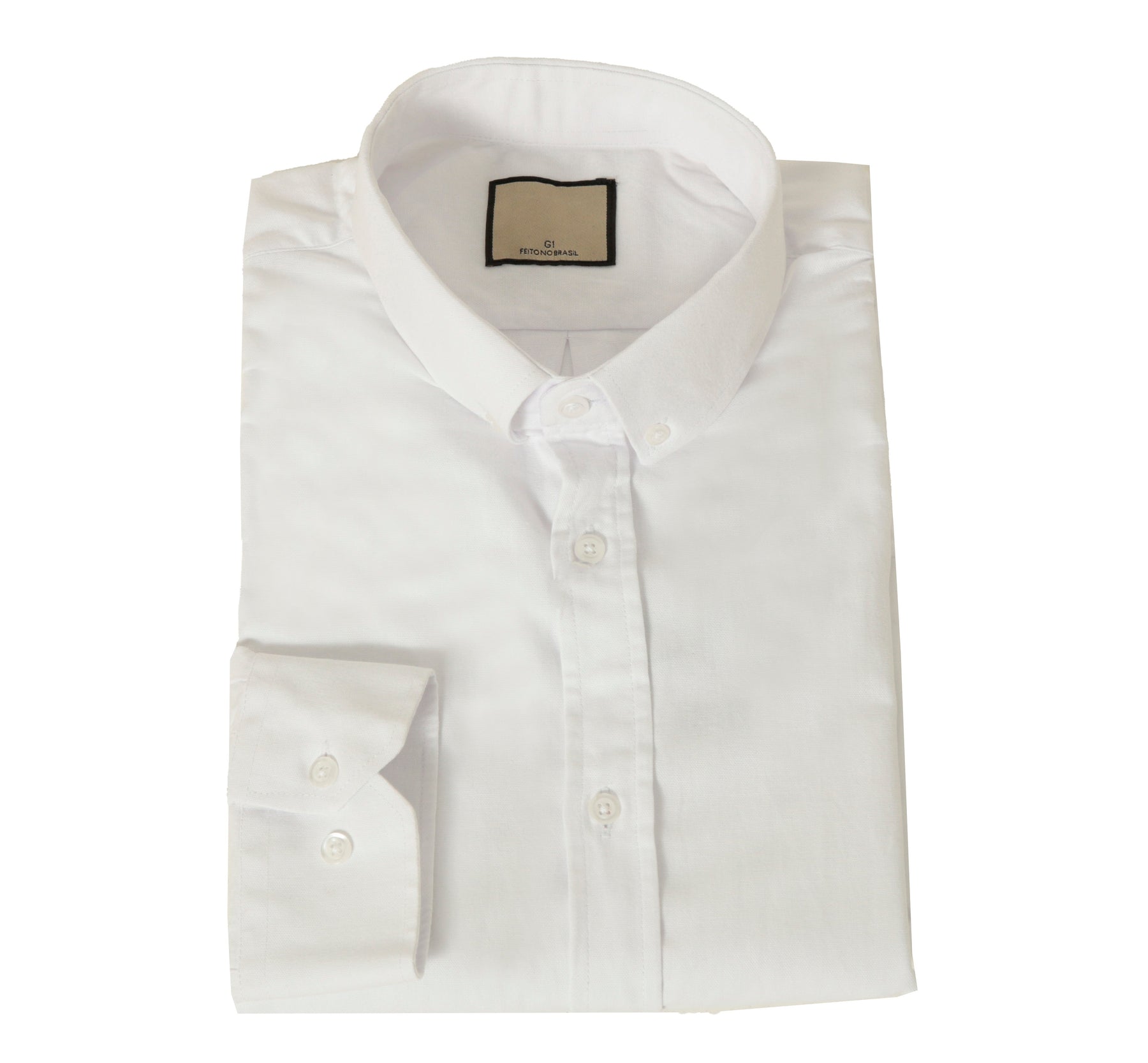 Camisa Manga Curta Plus - Oxford