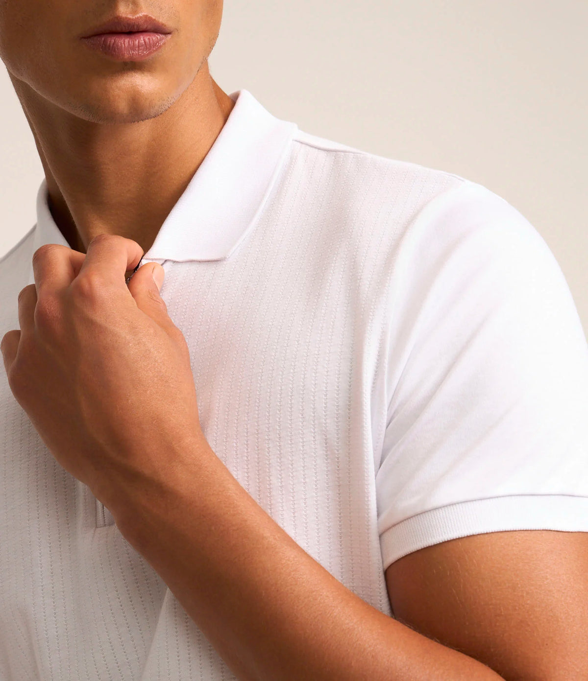 Camisa Polo Em Algodão Peruano | Com Ziper Na Gola