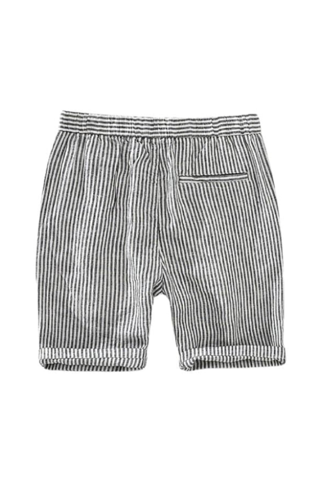 Bermuda Linho Masculina Listrada