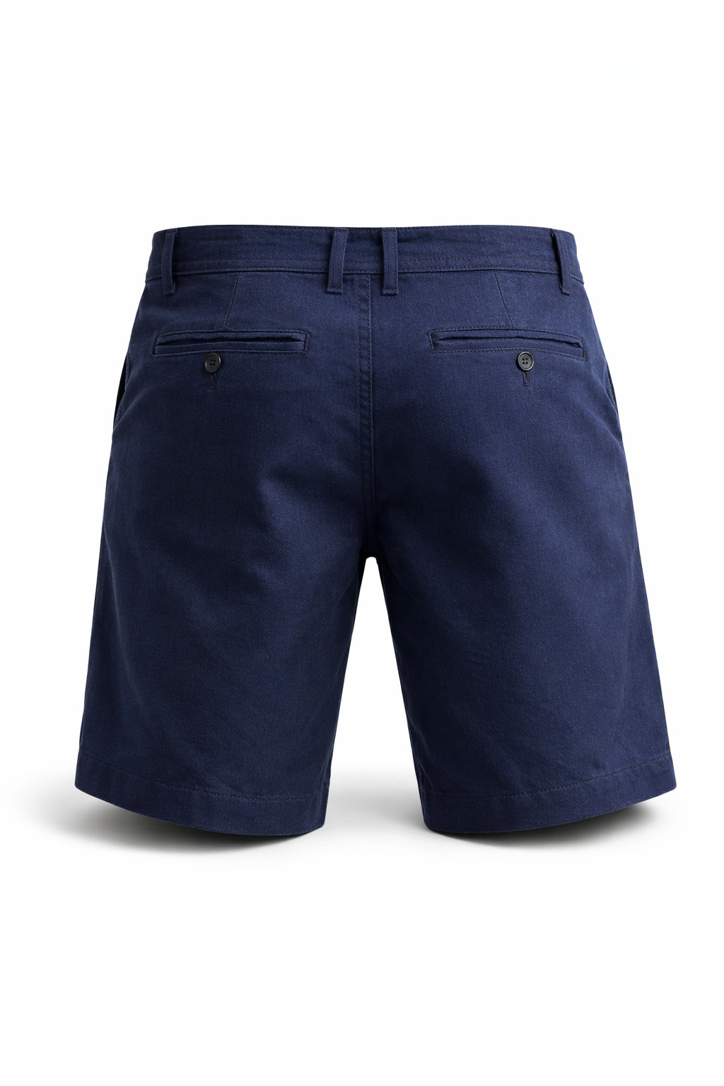 Bermuda Básica Masculina Sarja Em Linho - Azul