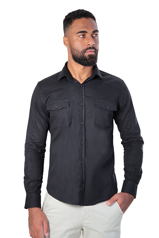 Camisa Manga Longa | Slim Fit Sarja - Habitat