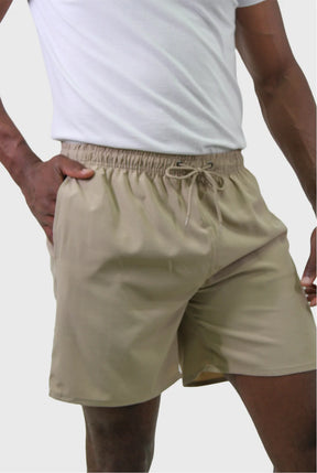 Short Praia Liso Gold Bege - Habitat