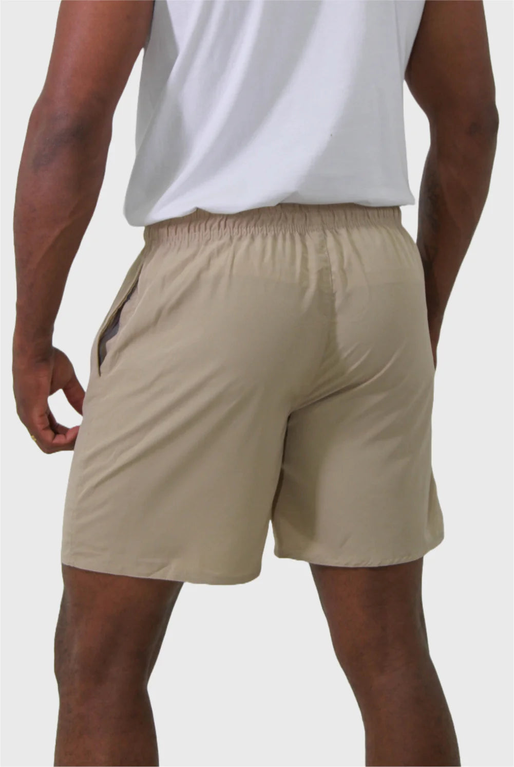 Short Praia Liso Gold Bege - Habitat