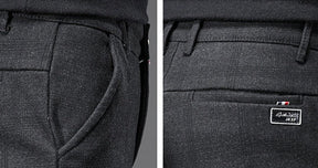 Calça de Alfaiataria Masculina Xadrez Kensington
