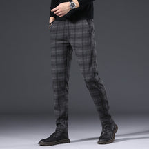 Calça de Alfaiataria Masculina Xadrez Kensington