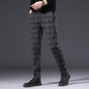 Calça de Alfaiataria Masculina Xadrez Kensington