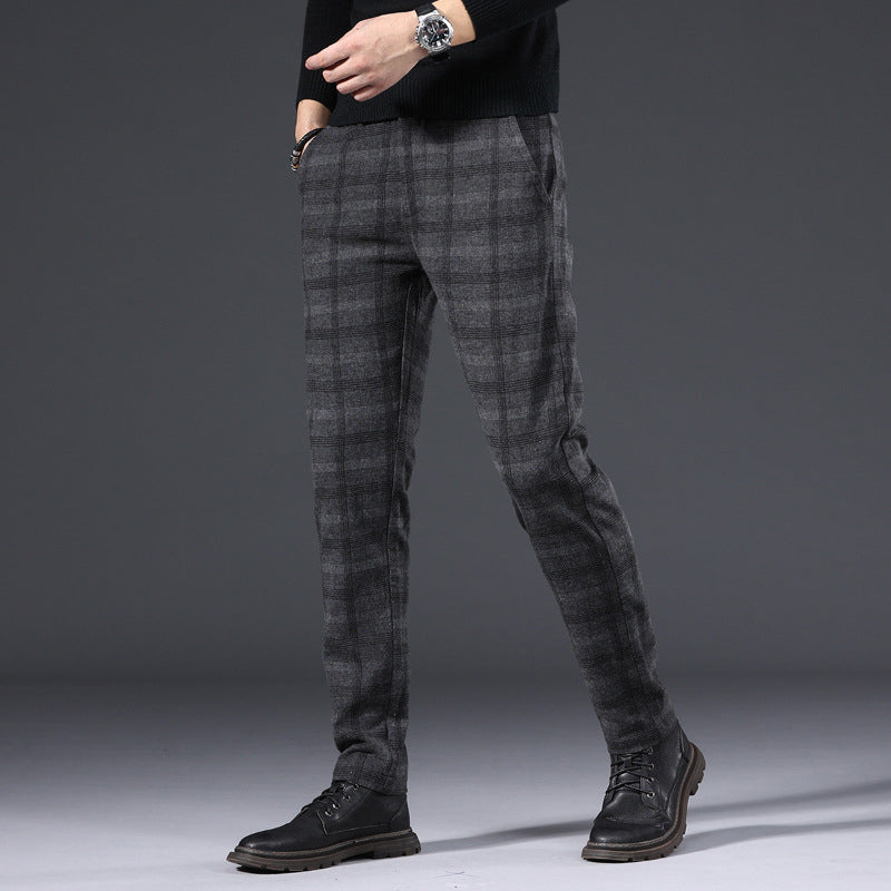 Calça de Alfaiataria Masculina Xadrez Kensington