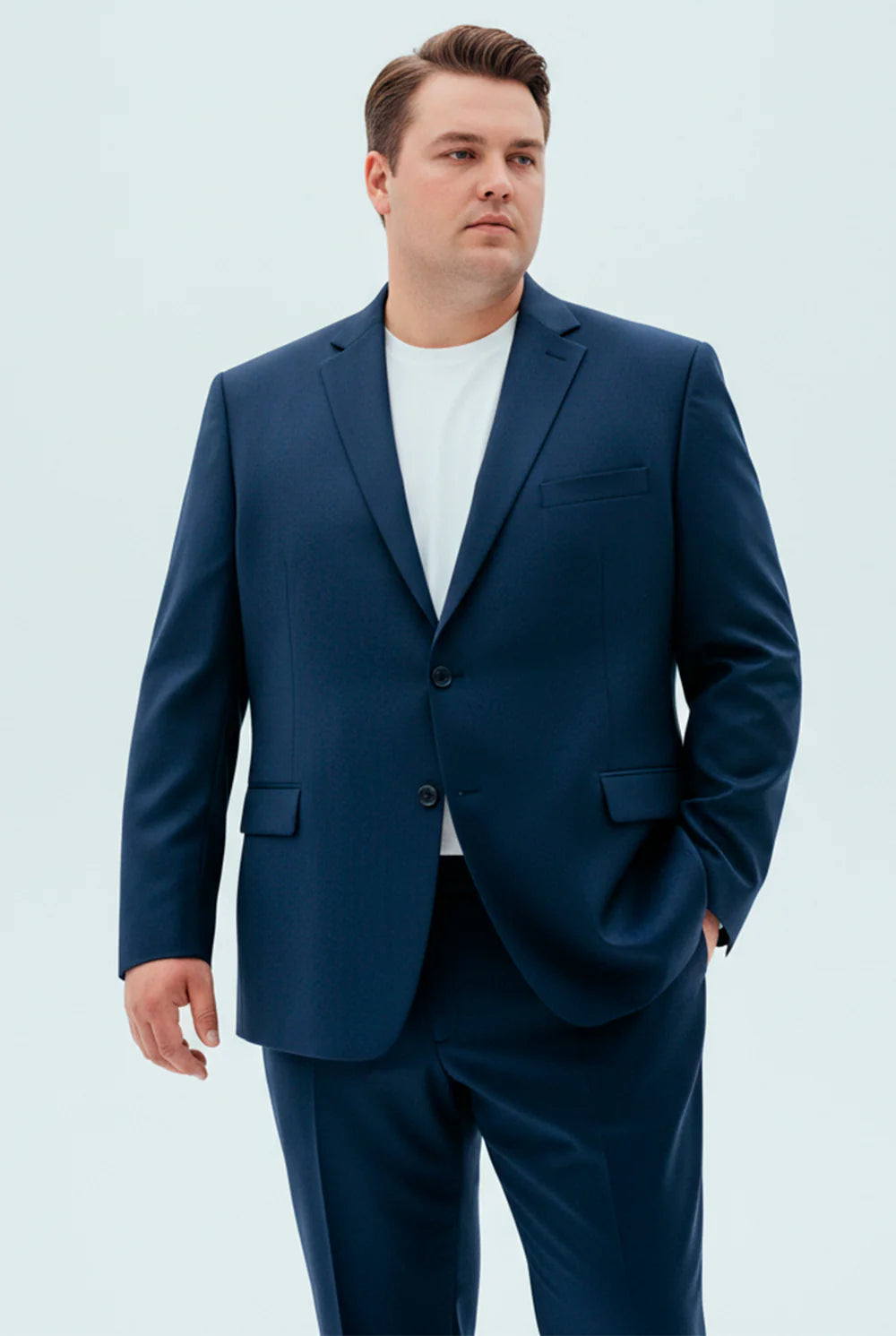 Terno Masculino Slim Gold Plus Size em Poliviscose Premium | Habitat