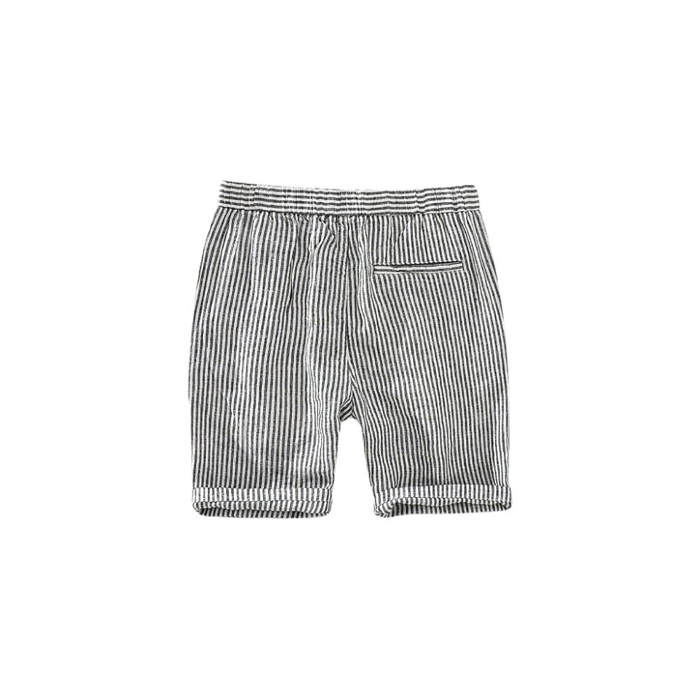 Bermuda Linho Masculina Listrada