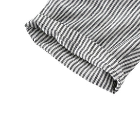 Bermuda Linho Masculina Listrada