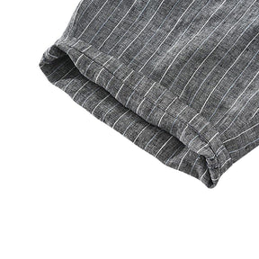 Bermuda Linho Masculina Listrada