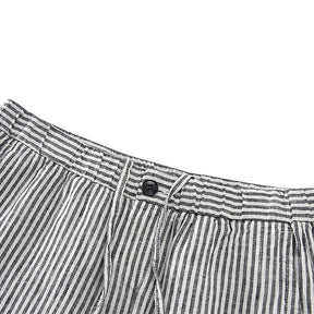 Bermuda Linho Masculina Listrada