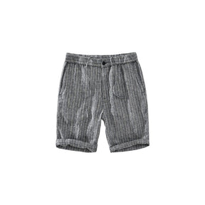 Bermuda Linho Masculina Listrada