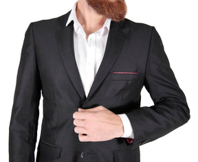Blazer Slim Masculino Black Premium em Poliviscose | Habitat