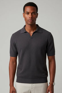 Polo Tricot Texturizada