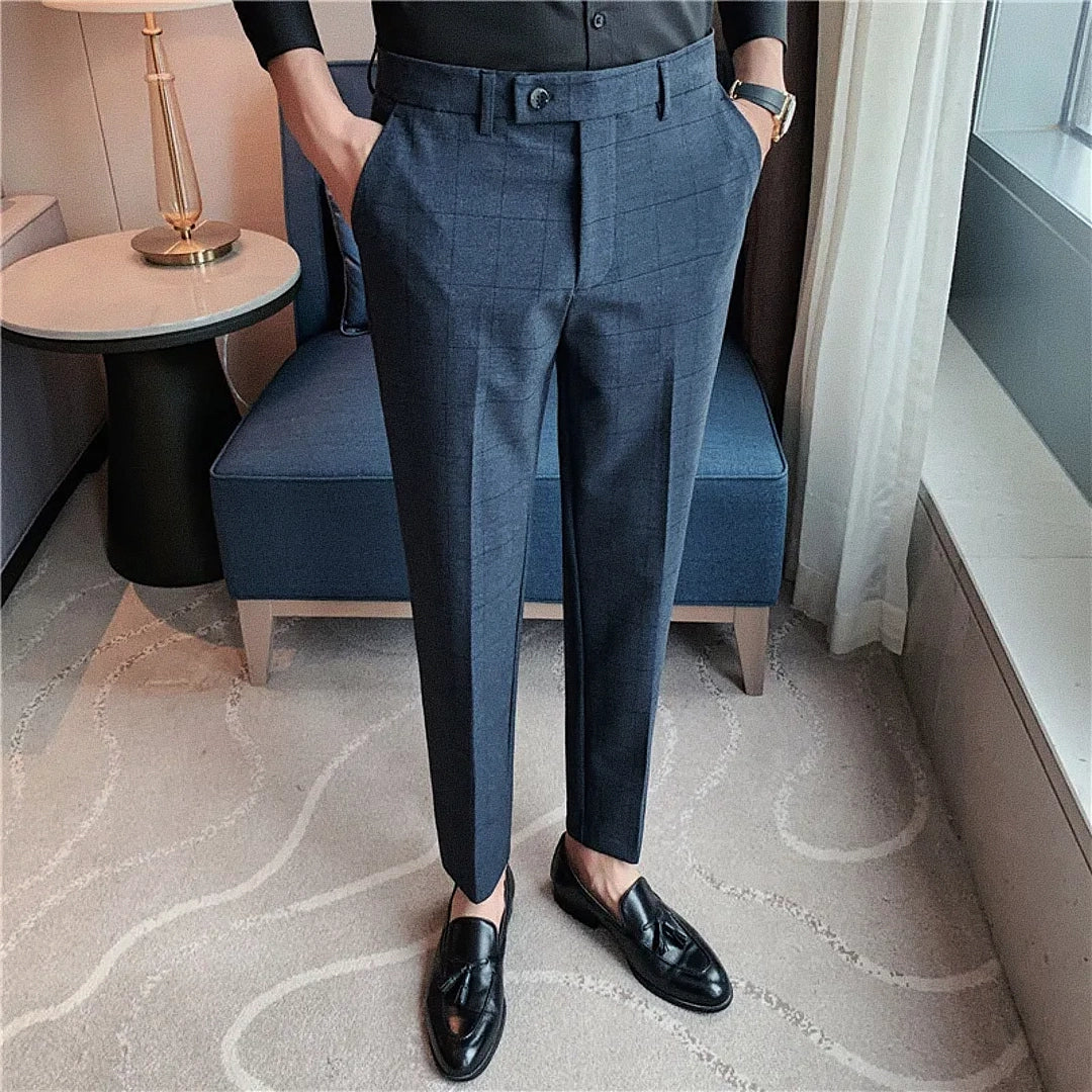 Calça Gurkha Masculina de Alfaiataria Xadrez Firenze