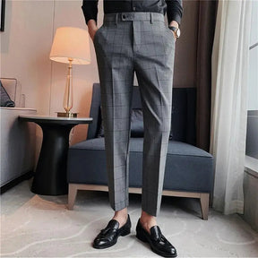 Calça Gurkha Masculina de Alfaiataria Xadrez Firenze