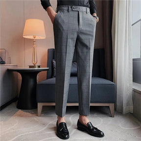 Calça Gurkha Masculina de Alfaiataria Xadrez Firenze