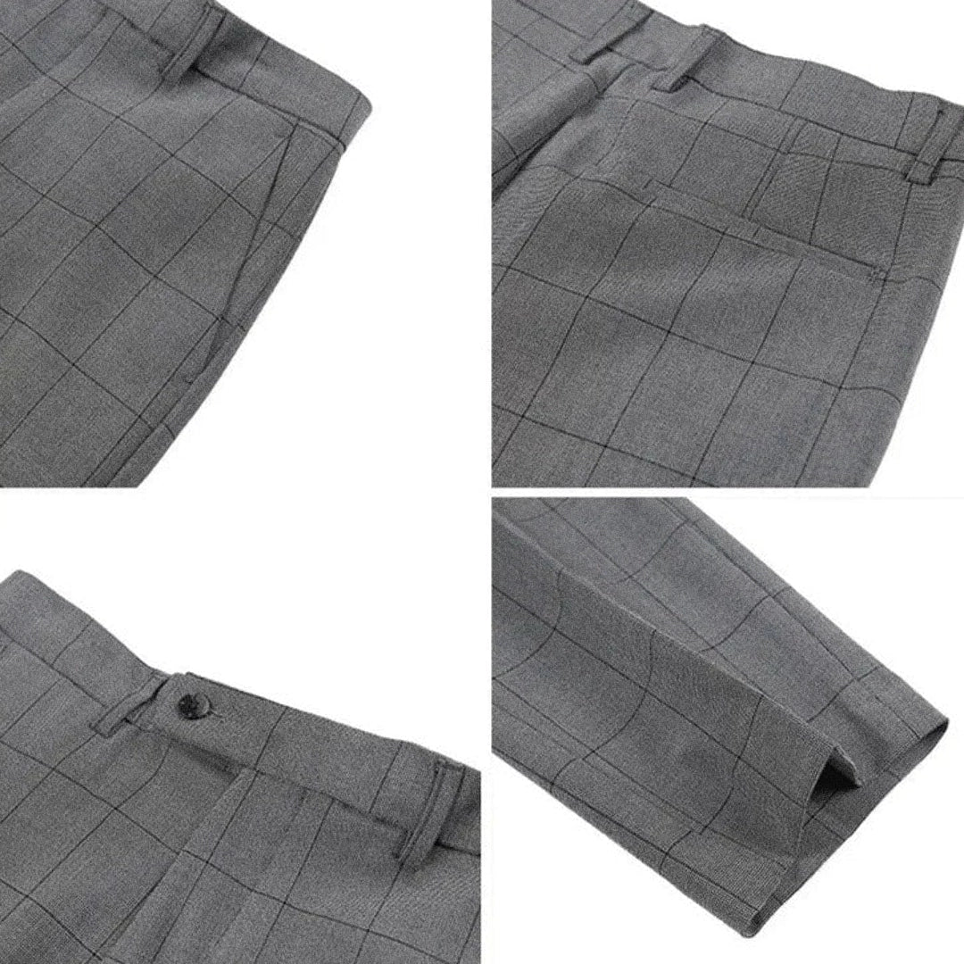 Calça Gurkha Masculina de Alfaiataria Xadrez Firenze