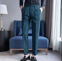 Calça de Alfaiataria Masculina Verde Musgo Ravello