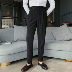 Calça de Alfaiataria Masculina Preta Bellagio