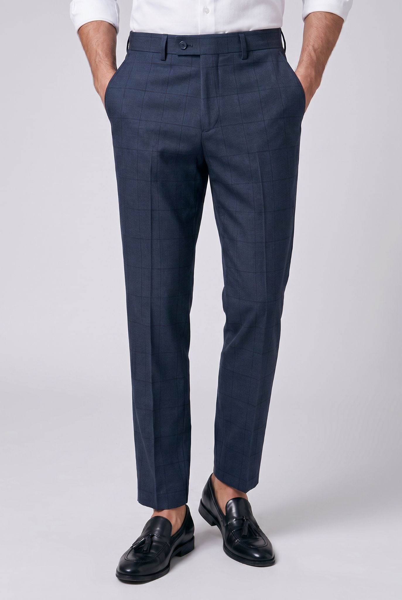 Calça Gurkha Masculina de Alfaiataria Xadrez Firenze