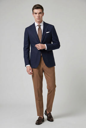 Calça de Alfaiataria Masculina com Ajuste Lateral Monza