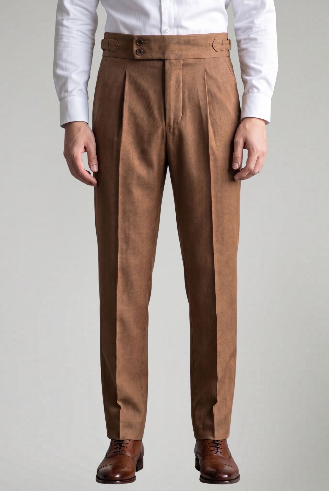 Calça de Alfaiataria Masculina com Ajuste Lateral Monza