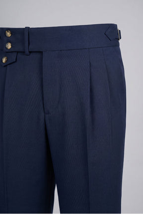 Calça de Alfaiataria Masculina Azul Marinho Vicenza