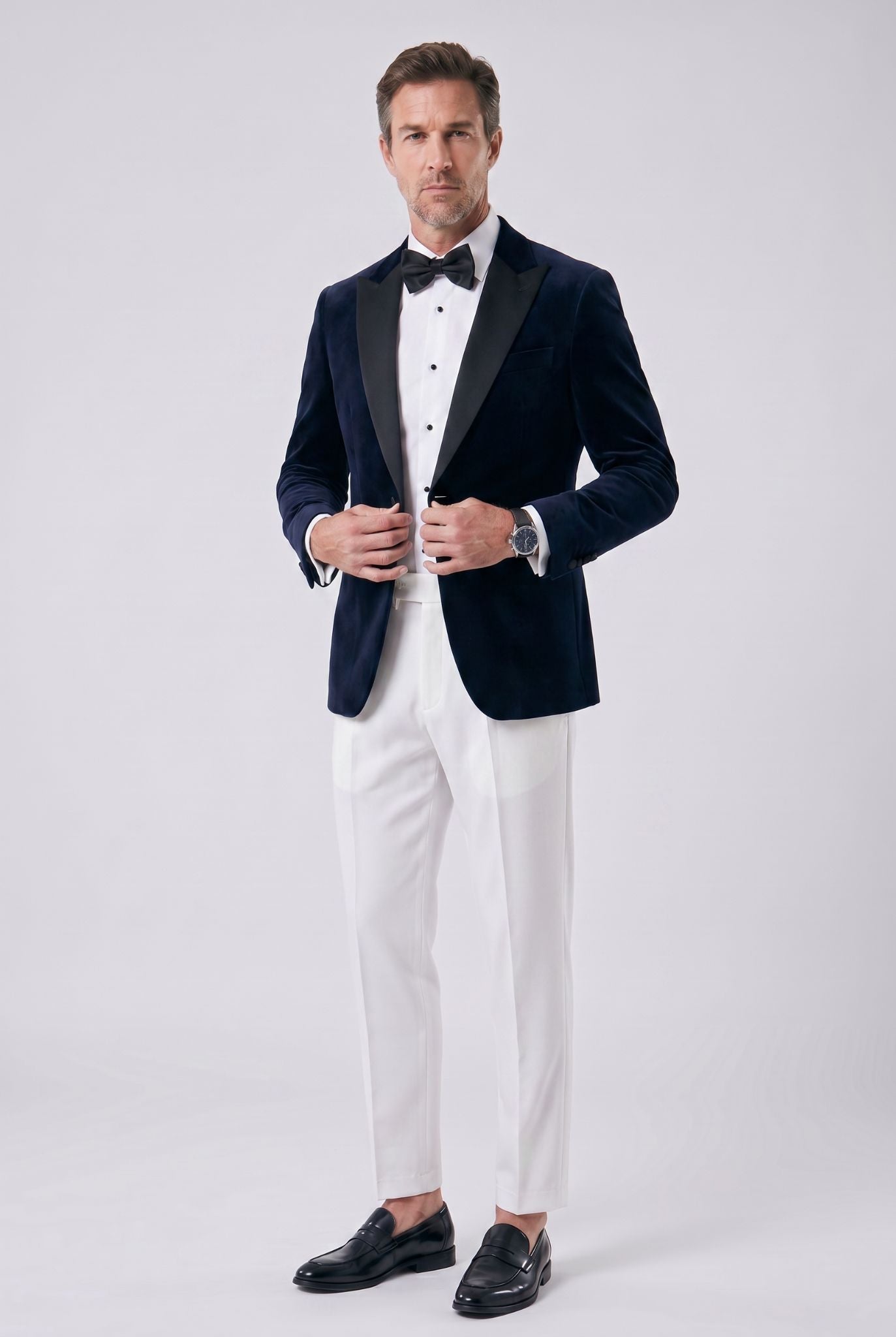 Calça de Alfaiataria Masculina Branca Portofino