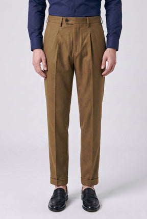Calça de Alfaiataria Masculina Cáqui Modena