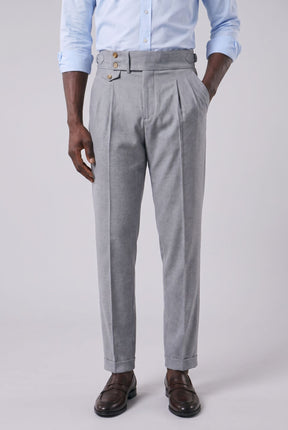 Calça de Alfaiataria Masculina Cinza Montreux
