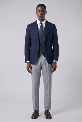 Calça de Alfaiataria Masculina Cinza Montreux