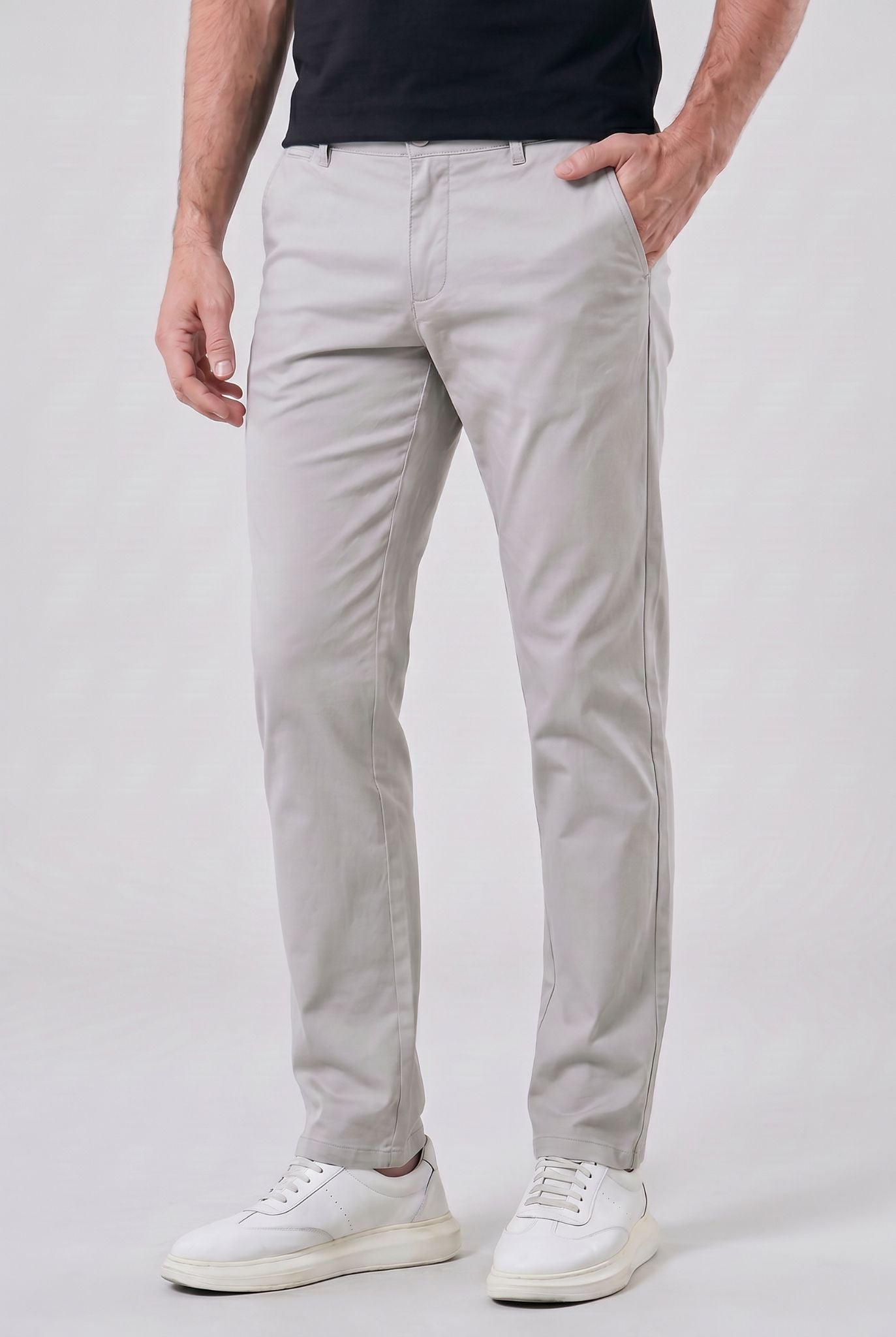 Calça Chino Masculina em Sarja Regular Torino
