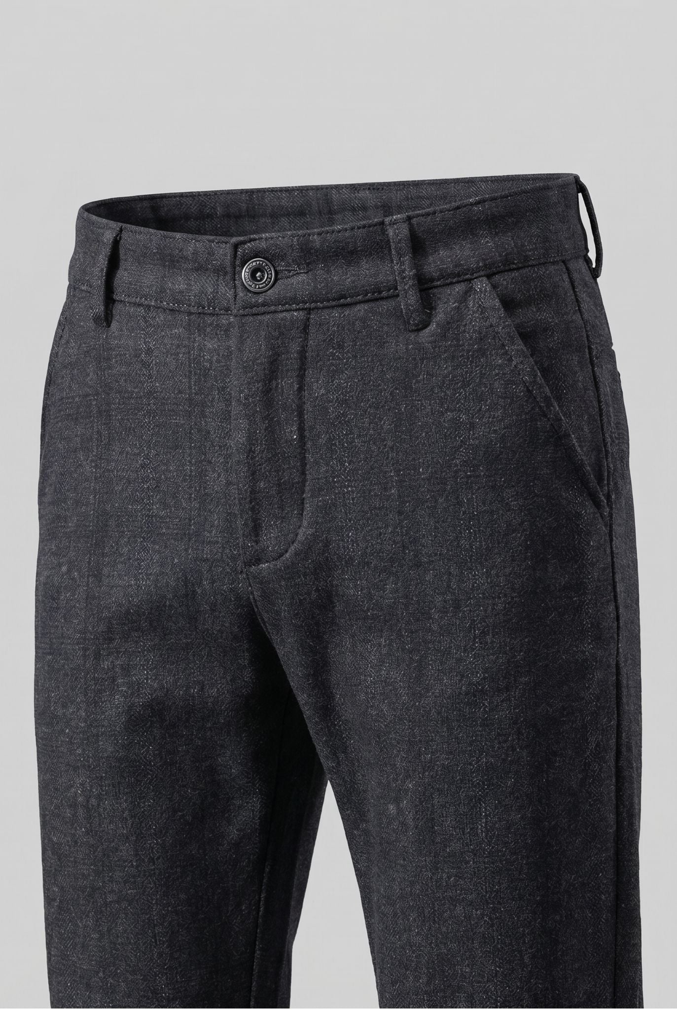 Calça de Alfaiataria Masculina Xadrez Kensington