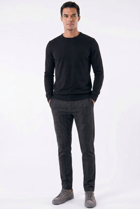 Calça de Alfaiataria Masculina Xadrez Kensington