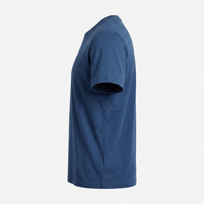 Camiseta Masculina Azul Básica para Dia a Dia