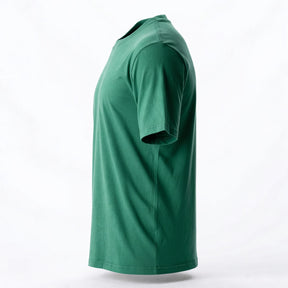Camiseta Masculina Verde Visual Limpo Casual