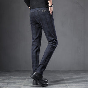 Calça de Alfaiataria Masculina Xadrez Kensington