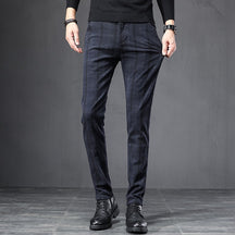 Calça de Alfaiataria Masculina Xadrez Kensington