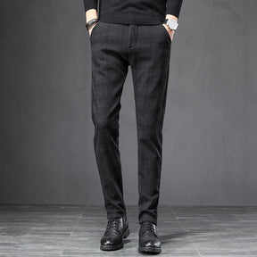 Calça de Alfaiataria Masculina Xadrez Kensington