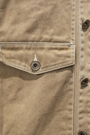 Jaqueta Masculina Sarja Cáqui Colorado