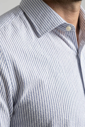 Camisa Slim Fit Listrada - Habitat