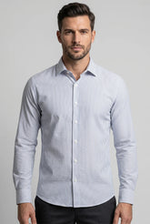 Camisa Slim Fit Listrada - Habitat