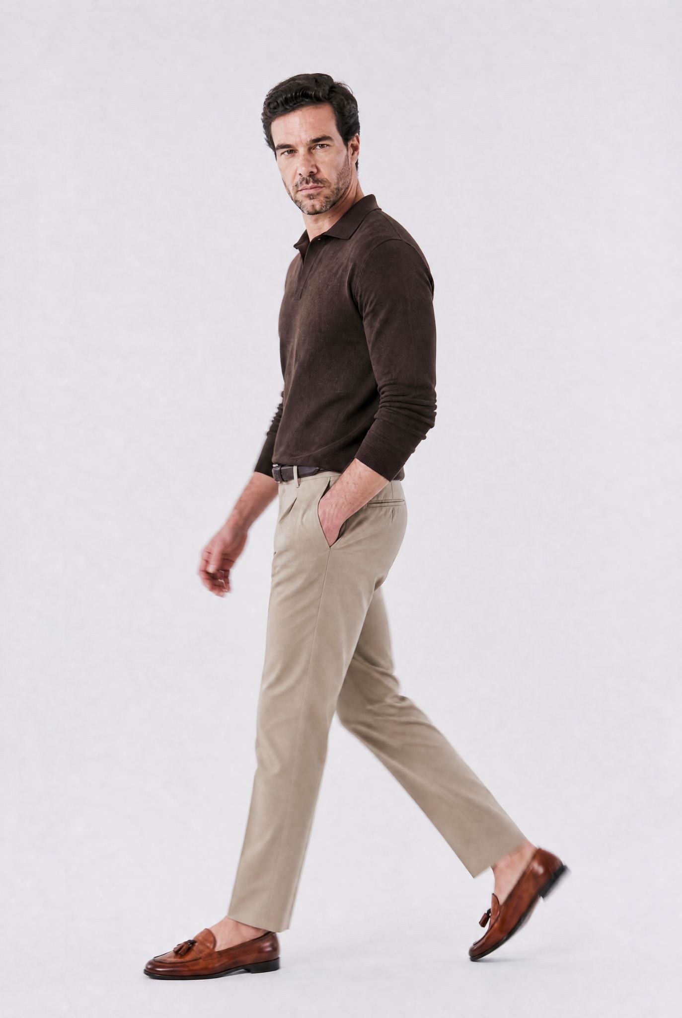 Mocassim Masculino em Couro Montesi