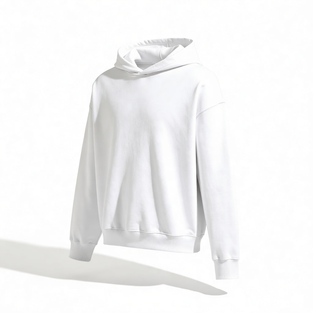Moletom Masculino Básico Liso - Branco