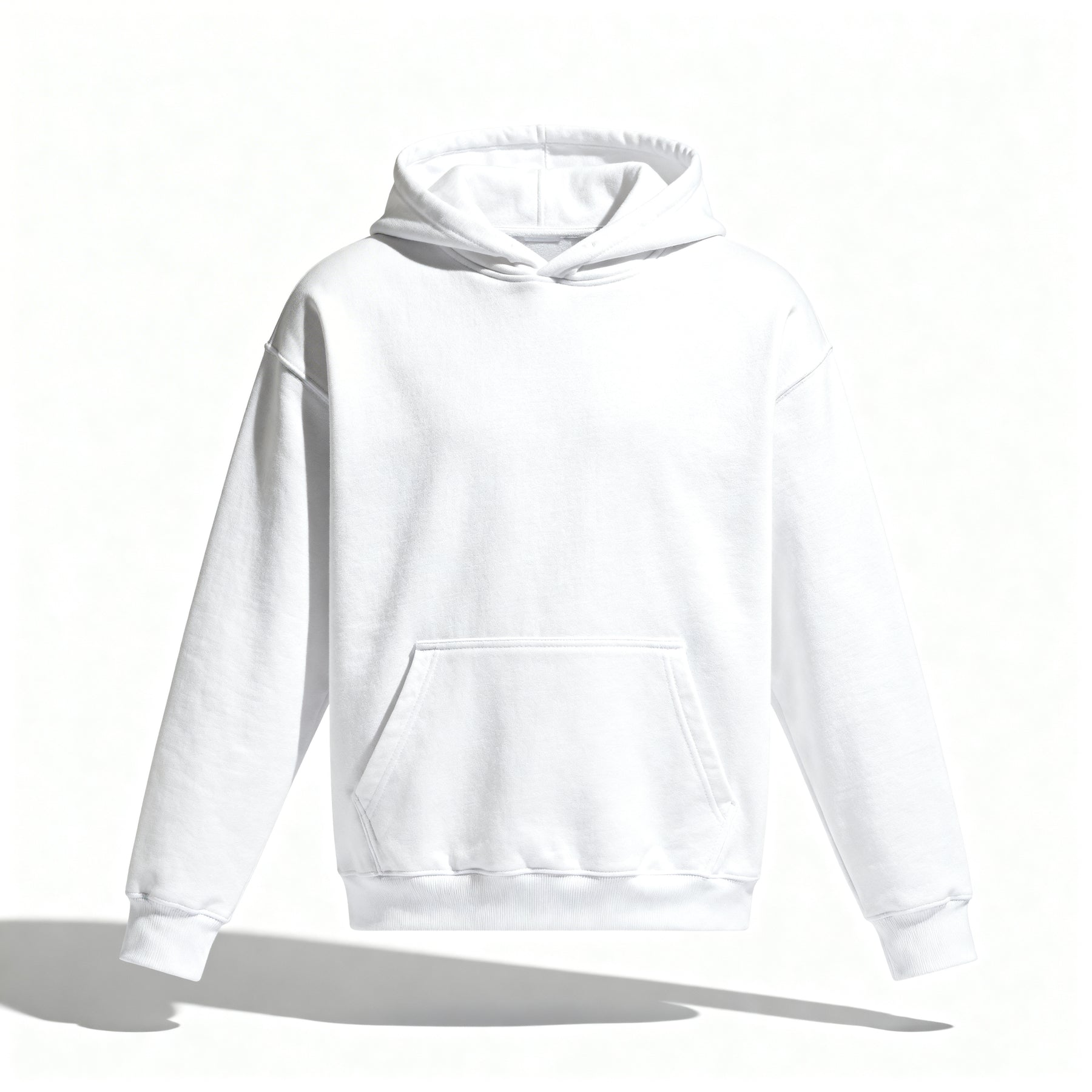 Moletom Masculino Básico Liso - Branco
