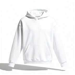 Moletom Masculino Básico Liso - Branco