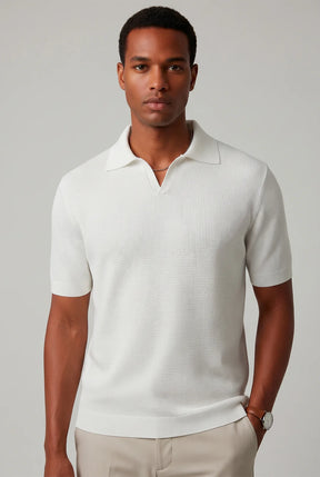 Polo Tricot Texturizada
